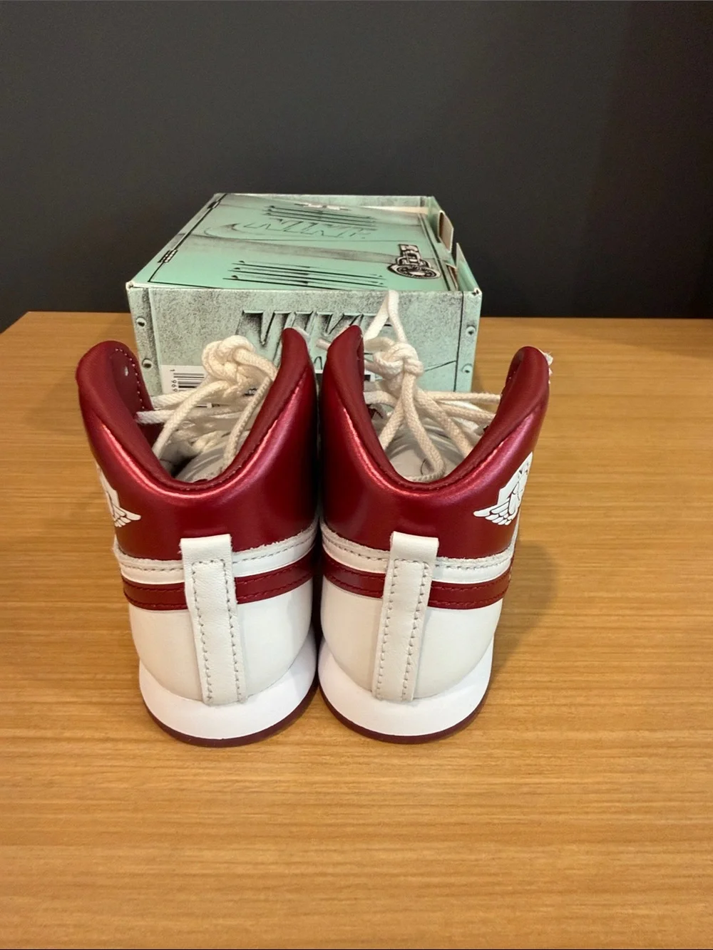 Nike Baby Jordan 85 TD White & Red Infant Sneakers